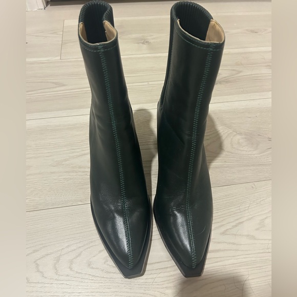 Coach Womens Prestyn Leather Boots Sz 7.5 Booties - Picture 1 of 4